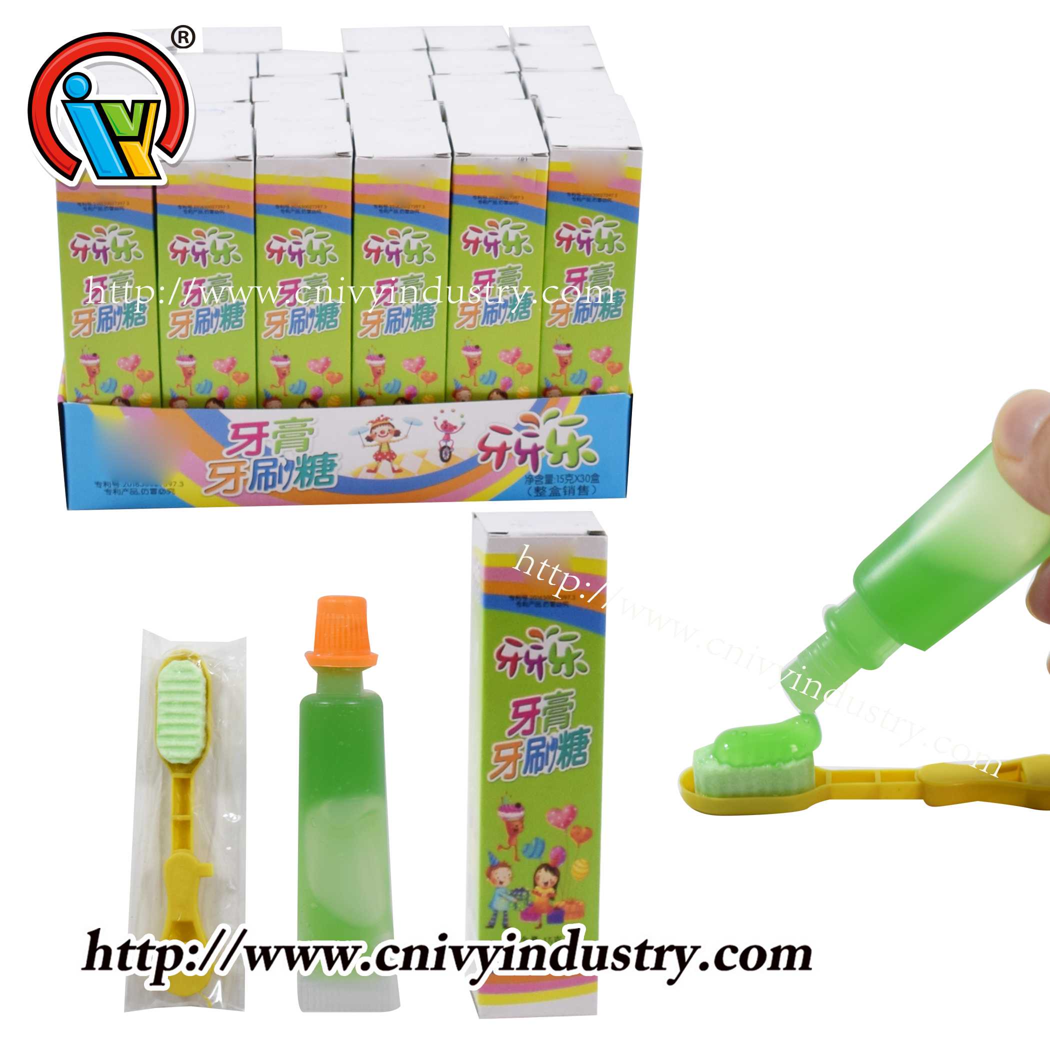 Toothbrush candy