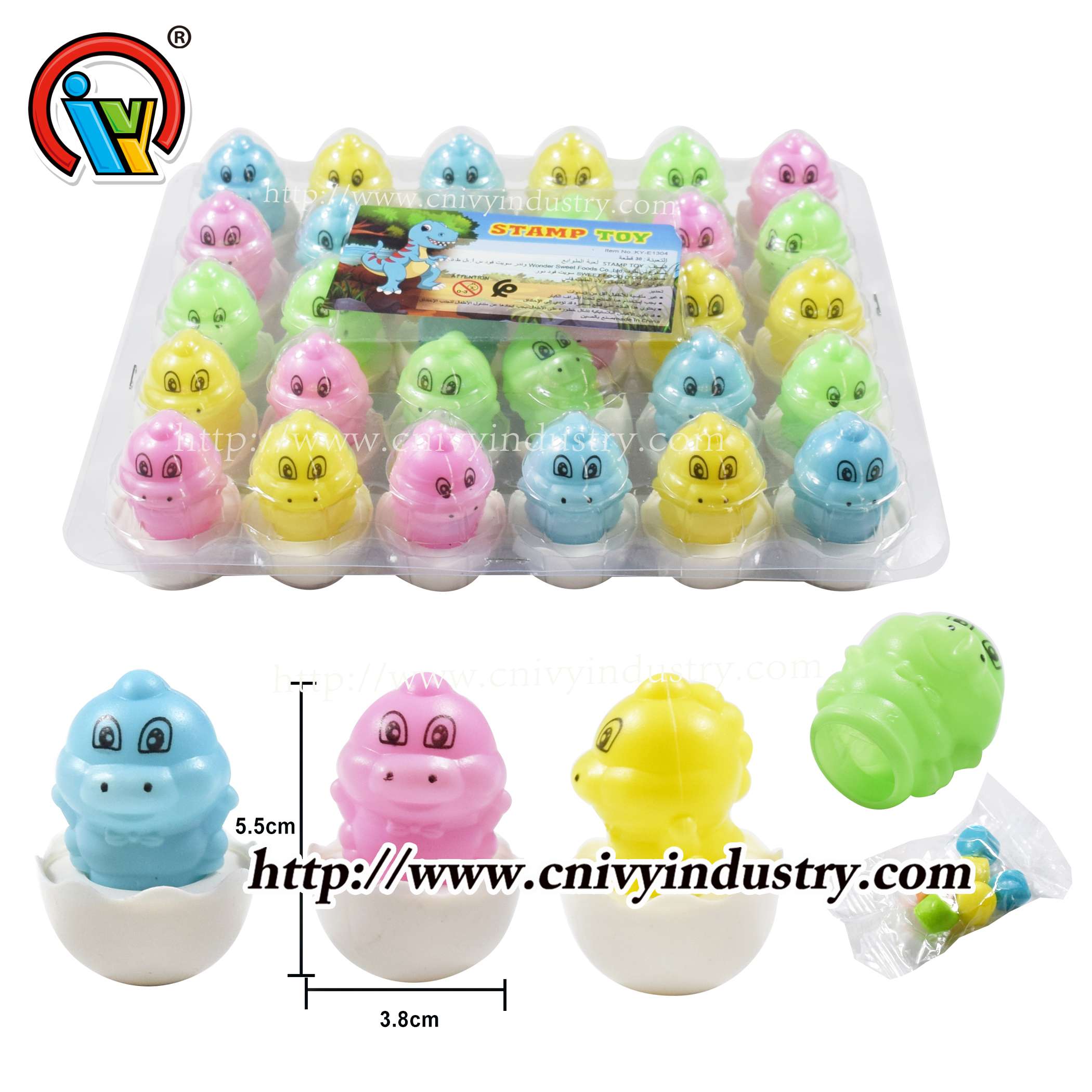 dinosaur tumbler toy candy manufacturer