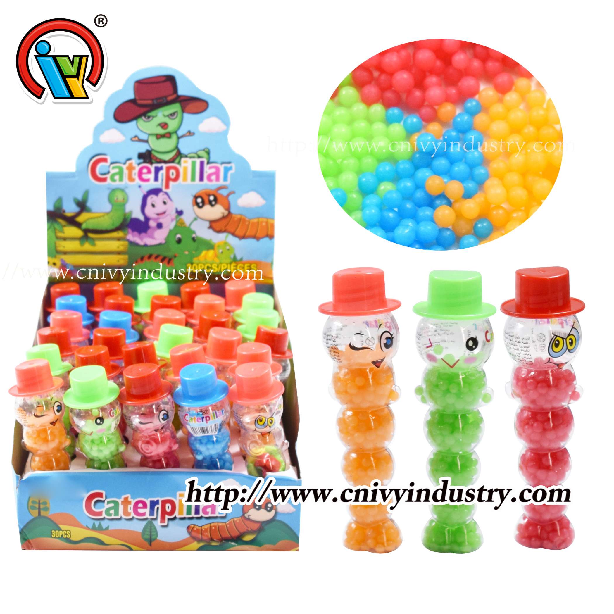 caterpillar toy candy sweet wholesale 