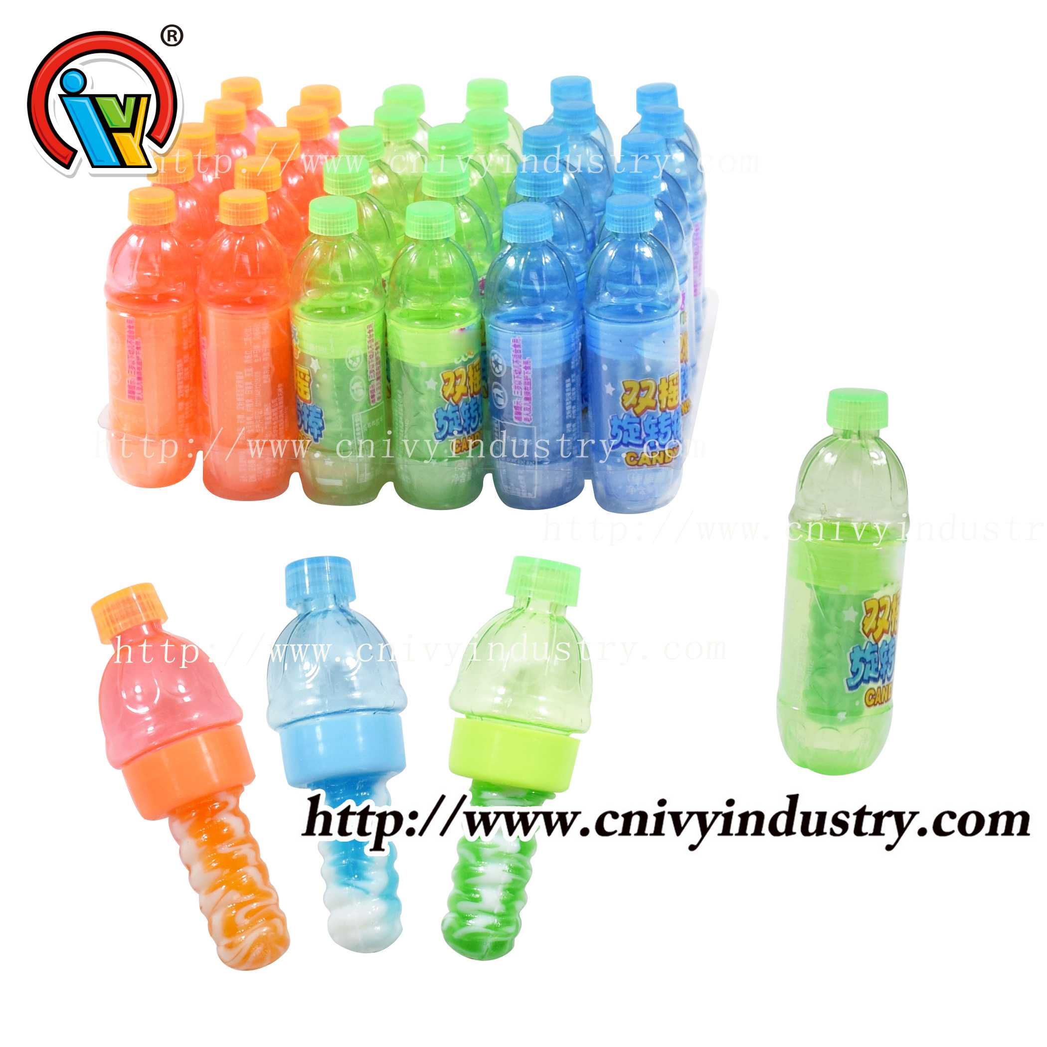 drink bottle shape nipple lollipop candy supplier