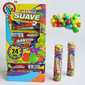 vaisių mišinio gumos traškūs kramtomieji saldainiai