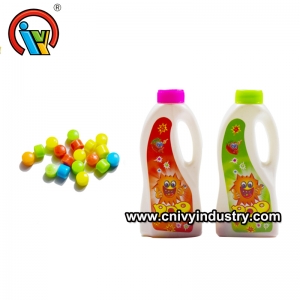 vaisių skonio saldainiai butelyje