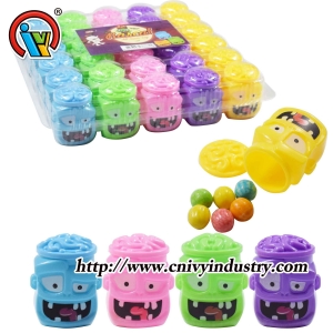 Helovino galvos formos butelio kramtomoji guma