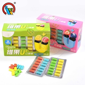 sumaišykite skonio kramtomąją burbulinę burbulinę gumą